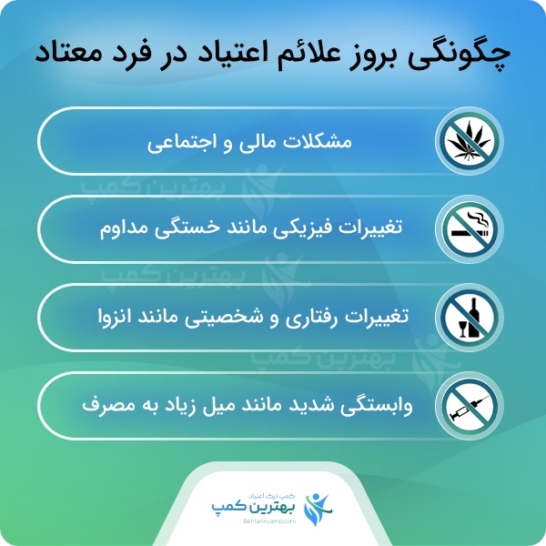 نحوه تاثیر مواد اعتیاد آور بر بدن