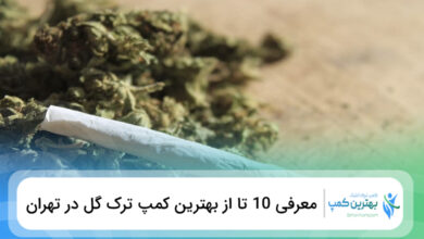 بهترین کمپ ترک گل در تهران
